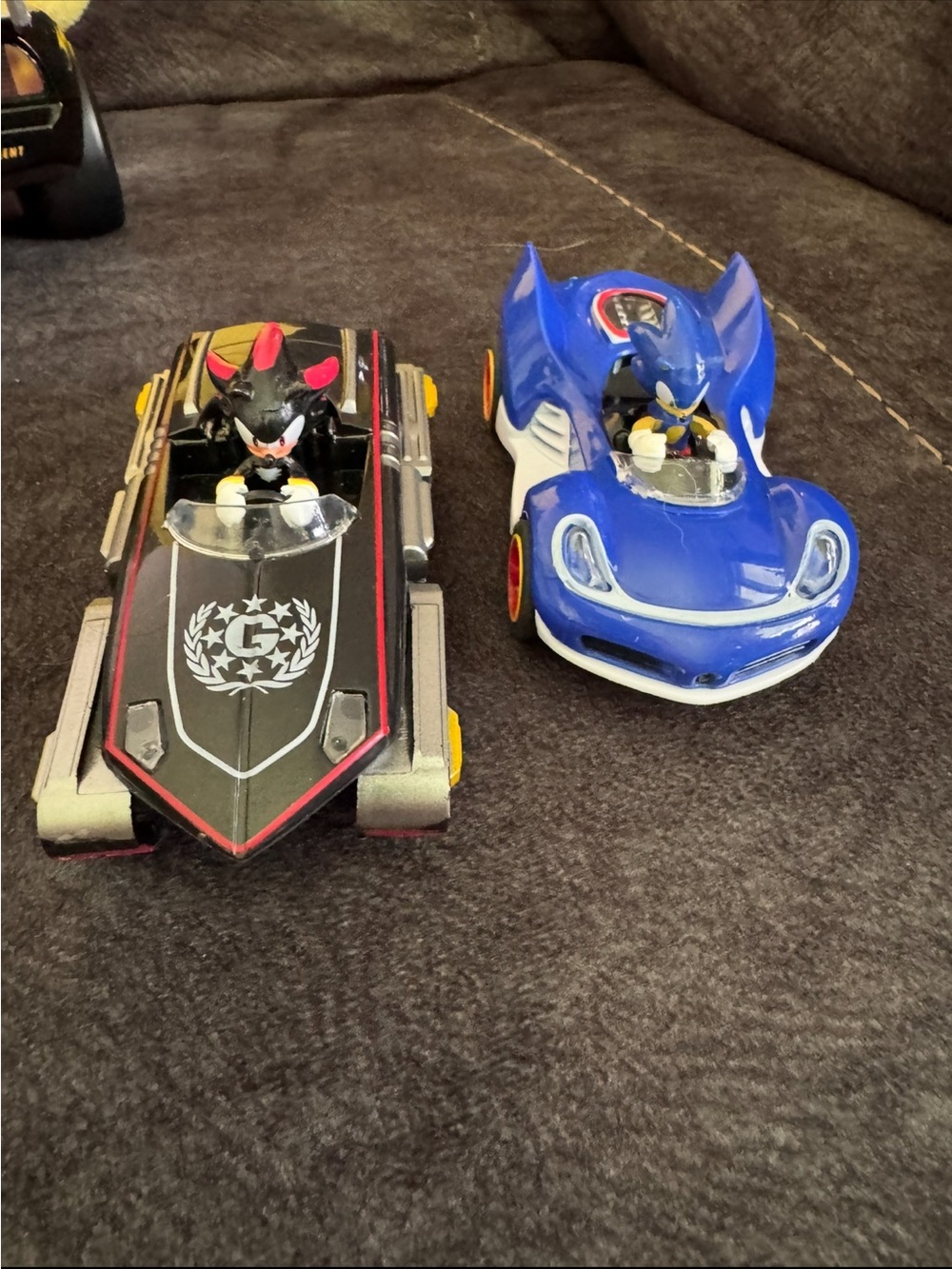Character Racing Car Duo - Blue and Black